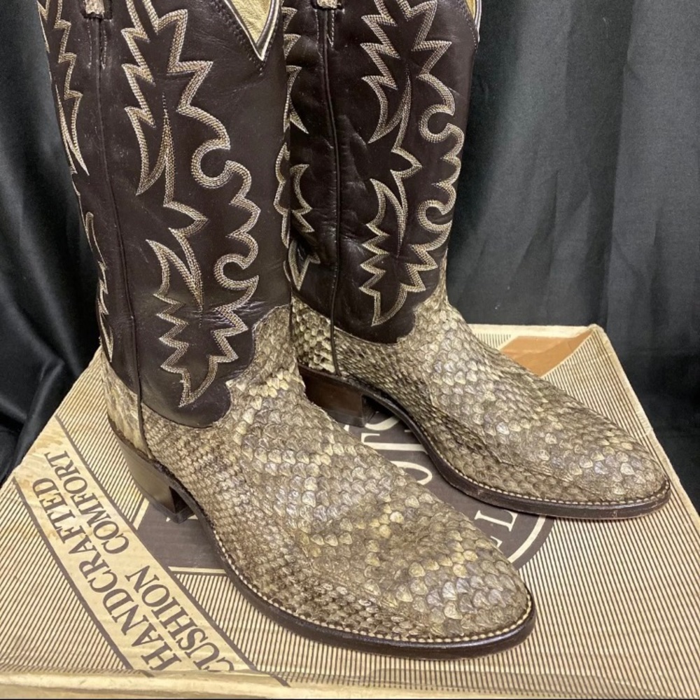 Dan Post Rattlesnake Boots Size 10D